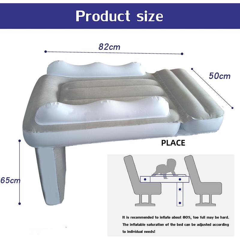 Amazon Baby Inflatable Mattress Children's Car Rear Seat Folding Car Mat Outdoor Travel Thickened Velvet Air Mattress