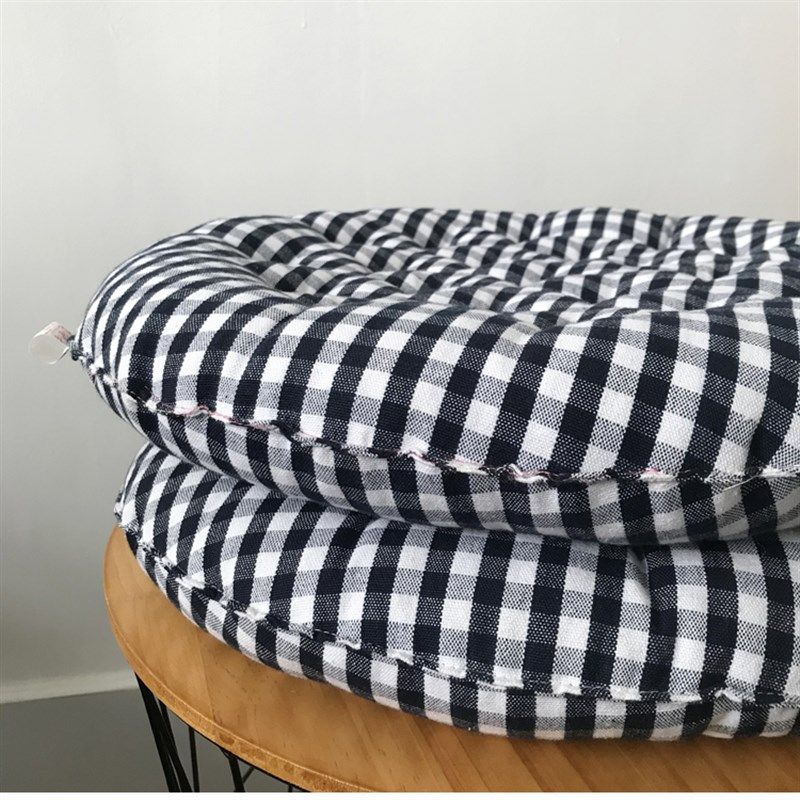 Round old coarse cloth cushion office cushion round chair cushion student bay window cushion meditation thickened literary and artistic warmth