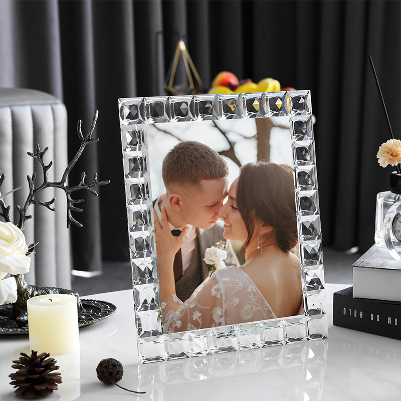 High-End Wedding Crystal K9 Photo Frame Photo Ornaments Home Creative Photo Studio Photo Frame Personalized Gifts Direct Sales High-End Wedding Crystal K9 Photo Frame Photo Ornaments Home Creative Photo Studio Photo Frame Personalized Gifts Direct Sales