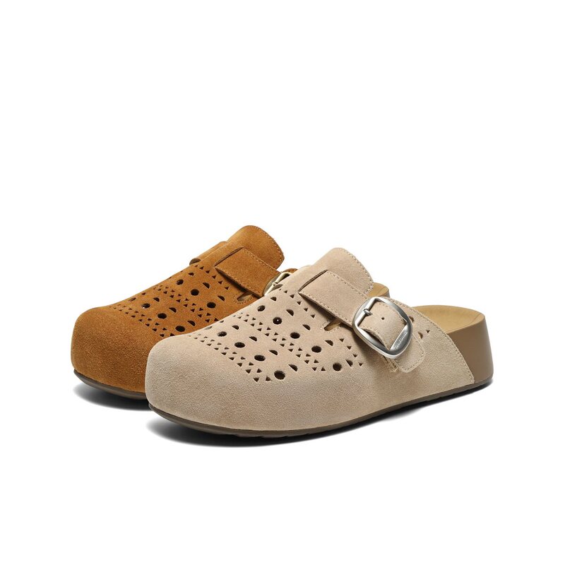 【Cowhide + Rubber Sole】【Light Ink Splash Design】Fashionable, Versatile, Comfortable, Casual Birkenstock Sandals - Fish 【Cowhide + Rubber Sole】【Light Ink Splash Design】Fashionable, Versatile, Comfortable, Casual Birkenstock Sandals - Fish