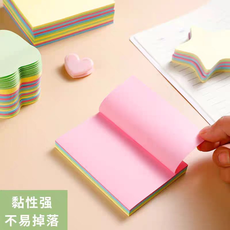 Universal Sticky Notes for Students, Multi-Color Label Stickers for Exam Preparation, Self-Adhesive, Tear-Off Without Leaving Marks, Sticky Notes for Office Use