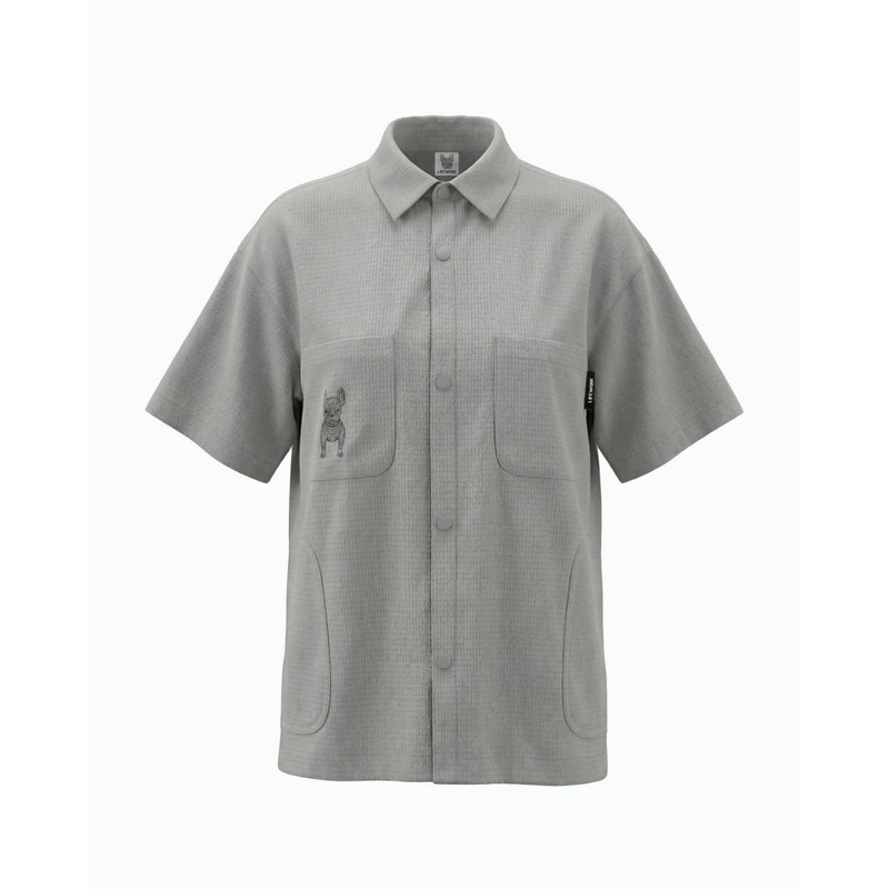 Lw25129 Short-Sleeved Collared Shirt Size 14 Fd
