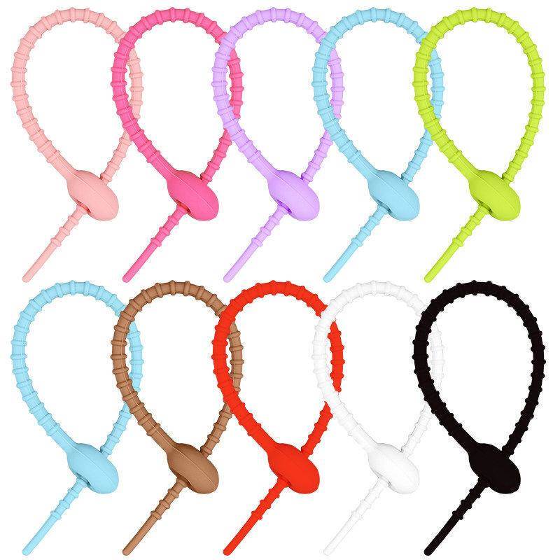 Colorful Multifunctional Storage DIY Rope Ring Anti-Lost Silicone Strap Simple Accessory Bag Key Ring Keychain Pendant Colorful Multifunctional Storage DIY Rope Ring Anti-Lost Silicone Strap Simple Accessory Bag Key Ring Keychain Pendant
