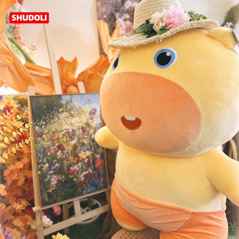 Shudoli Capybara Plush Toy Large Kapibara Extra Large Doll Hugable Sleeping Doll Birthday Gift Shudoli Capybara Plush Toy Large Kapibara Extra Large Doll Hugable Sleeping Doll Birthday Gift