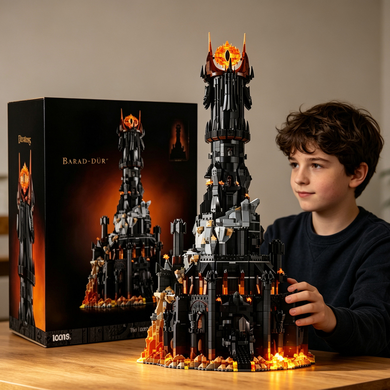 Lord of the Rings Barad-Dûr Black Tower Building Blocks Adult High-Difficulty Giant Puzzle Boy Toy 2026 New Model