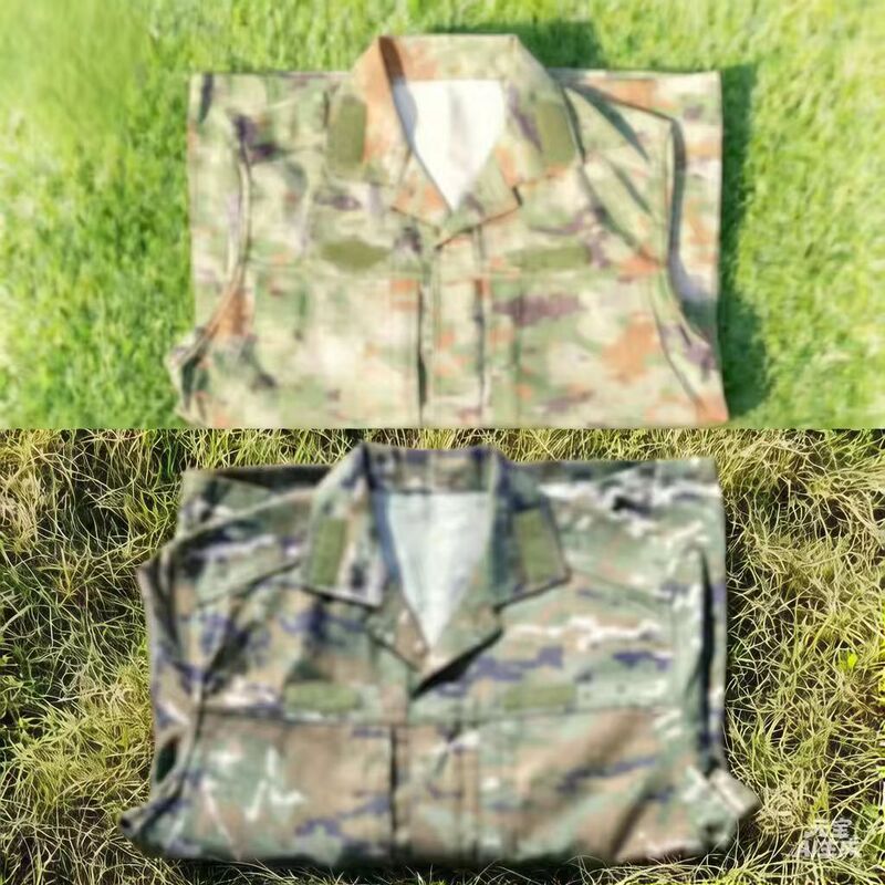 [High Quality] New Green Summer Camouflage Workwear Set, Original Factory Outdoor Scratch-Resistant and Wear-Resistant Winter Single Jacket and Pants