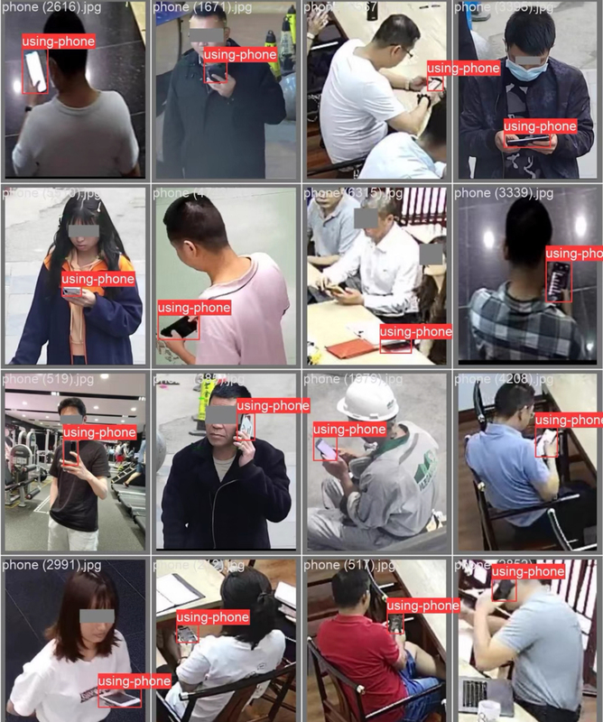 Target Detection Data Set for Phone Calls and Mobile Phones, 8200 Images, with Annotations, Supports Voc and Yolo Formats
