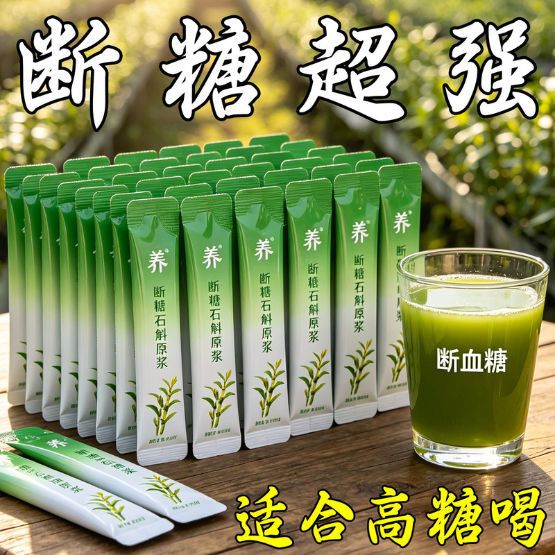 【Super Sugar-Cutting】Dendrobium Extract Helps Control Diabetes and Prevent Post-Meal Sugar Spikes, a Great Sugar-Free Solution for Diabetics, Ready-To-Drink