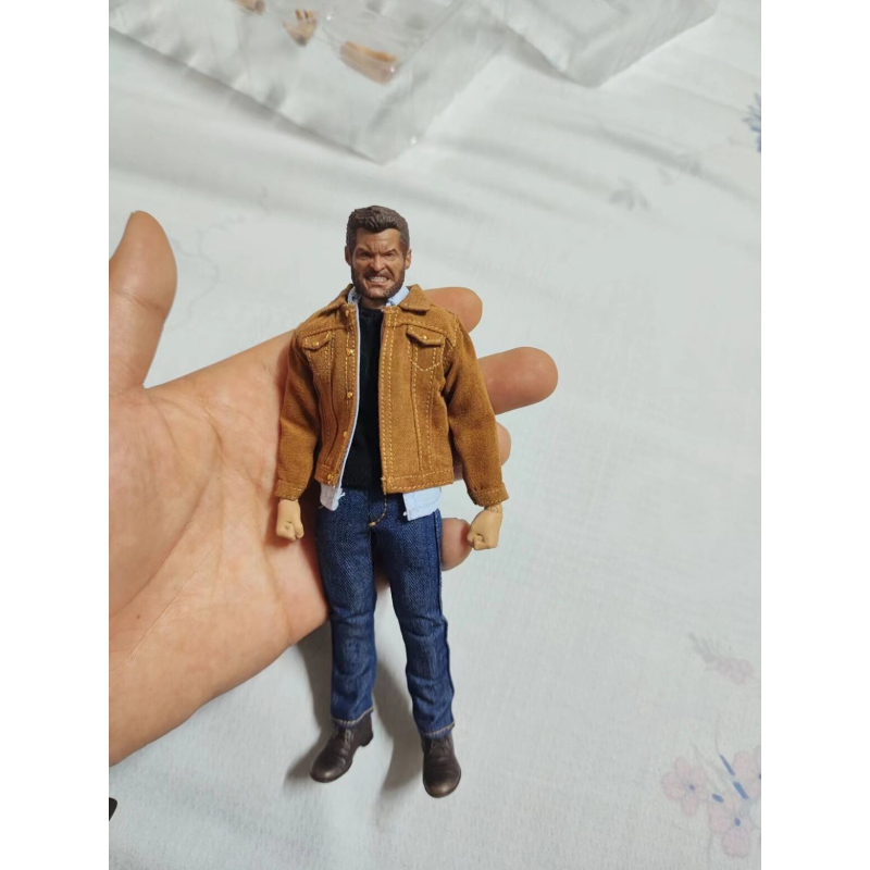 In Stock 1/12 Marvel 6inch Action Figure Wolverine Square Head Body Jacket Jeans Vest Set In Stock 1/12 Marvel 6inch Action Figure Wolverine Square Head Body Jacket Jeans Vest Set