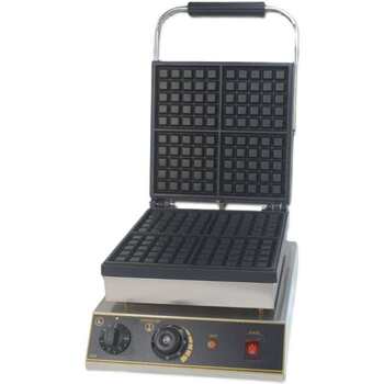 Electric four-grid square waffle maker waffle oven non-stick pan waffle machine commercial large grid crepe pancake machine