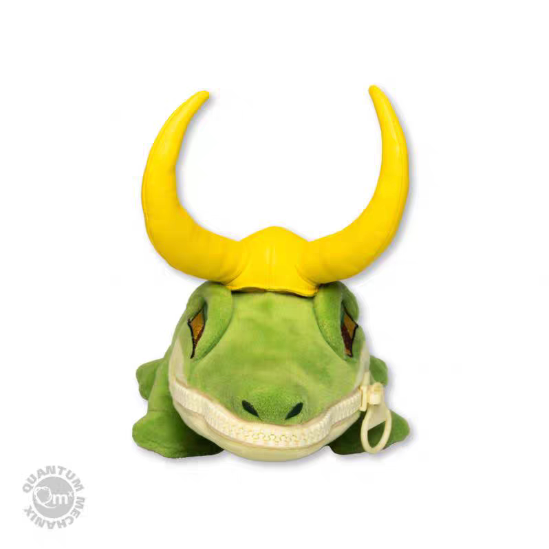 [in Stock] Qmx Crocodile Rocky Zipper Mouth Plush Toy