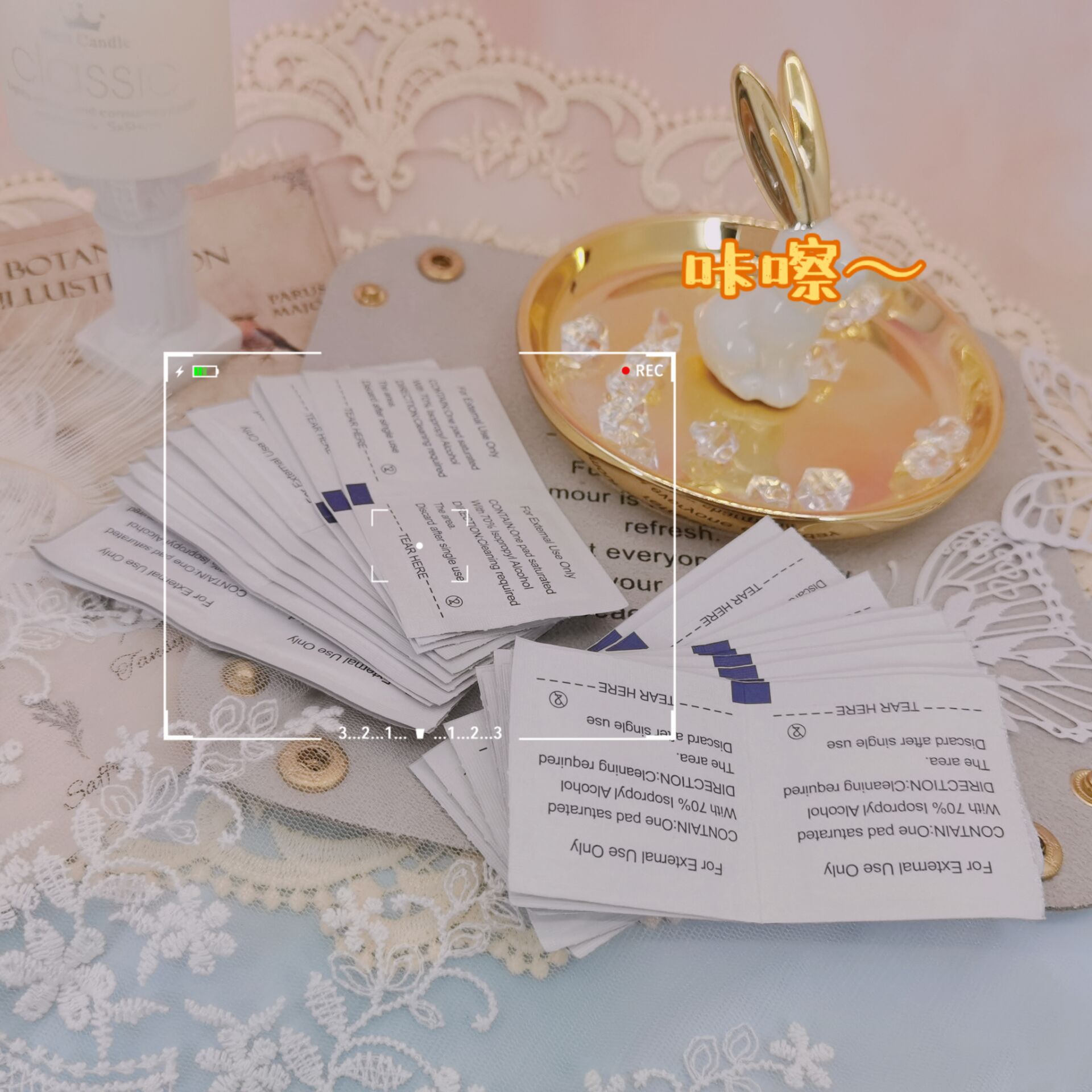 (There's only a meow to fly on the day) polished ace Alcoholic Cotton Slice 100-piece loaded-Taobao