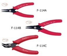 Taiwan FUJIYA Fuzia F-114A sharp-mouth pliers without teeth electronic tip pliers 6 inch Italian import pliers