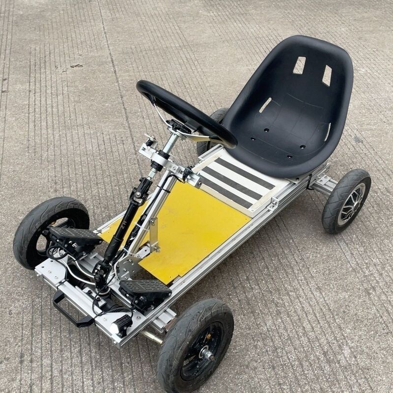 High-Quality 200kg Load-Bearing Go-Kart, 70cm Wide, 95cm Long, DIY Aluminum Profile Go-Kart, Handmade Go-Kart High-Quality 200kg Load-Bearing Go-Kart, 70cm Wide, 95cm Long, DIY Aluminum Profile Go-Kart, Handmade Go-Kart