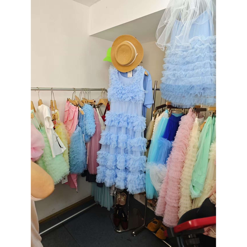 2026 New Style Blue Long Dress with a Fairy-Like and High-End Feel