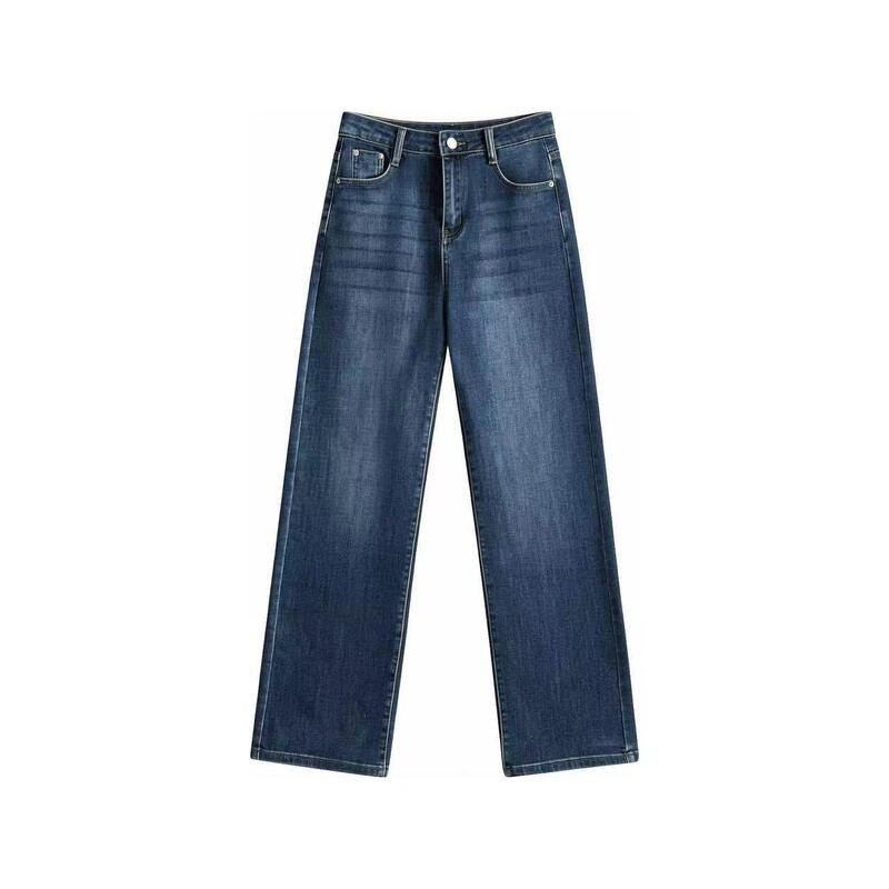 【Chopstick Legs】High-Waisted Washed Vintage Distressed Straight-Leg Jeans Zfk9592 Zfk1868 【Chopstick Legs】High-Waisted Washed Vintage Distressed Straight-Leg Jeans Zfk9592 Zfk1868