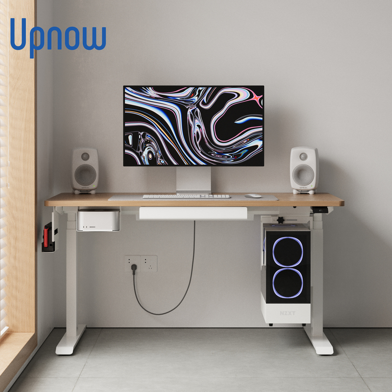 Modular Adjustable Table, Solid Wood Adjustable Table, Storage Office Desk, Home Gaming Table, Study Desk, Electric Adjustable Table