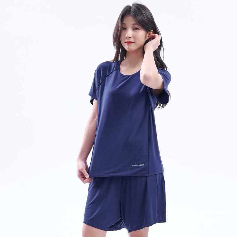 Atour Planet Self-Contained Padded Deep Sleep Pajamas for Women 2026 New Summer Short-Sleeved Shorts Casual Set