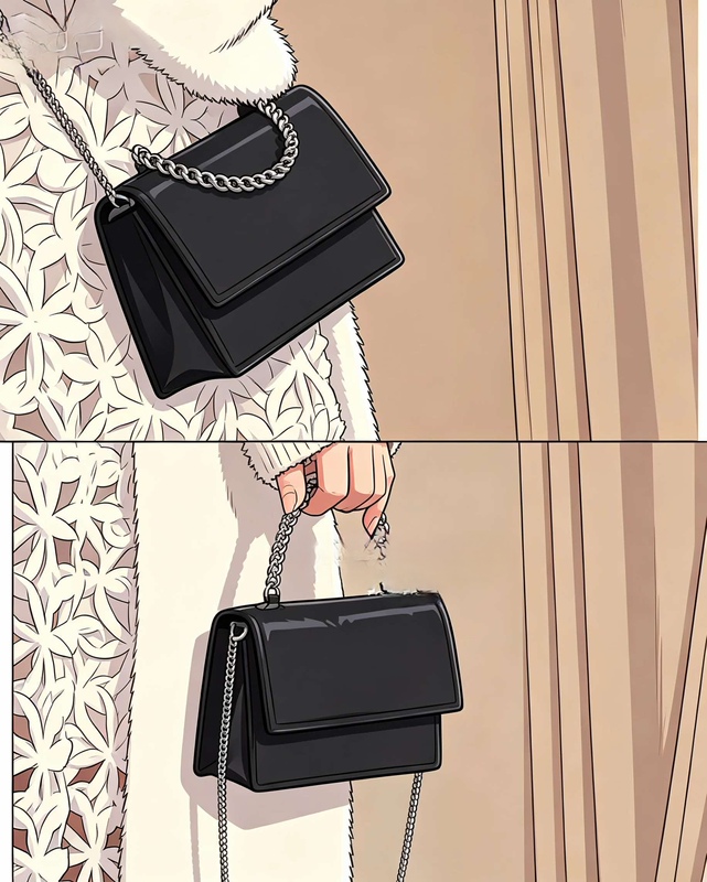0709 High-End Messenger Envelope Small Square Bag