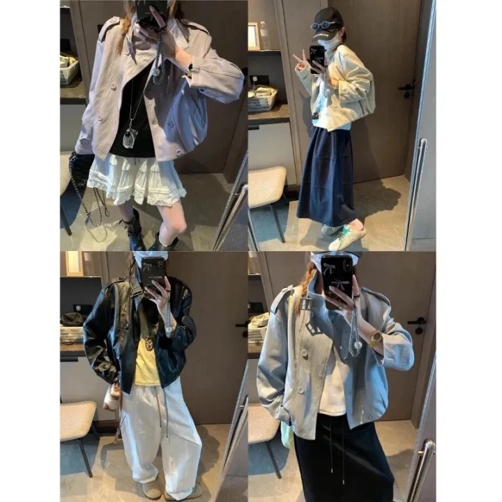 9.7 Huanhuan【Limited Order for Delivery Orders】8878 Stylish and Versatile Jacket-H608 9.7 Huanhuan【Limited Order for Delivery Orders】8878 Stylish and Versatile Jacket-H608