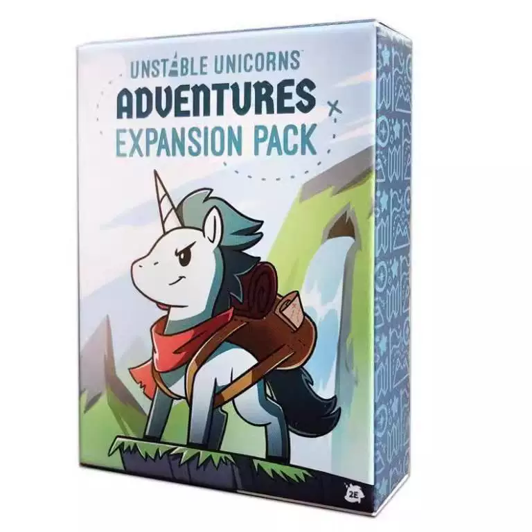 Английская версия настольной игры Unstable Unicorns: базовое расширение карты «сердитый единорог»