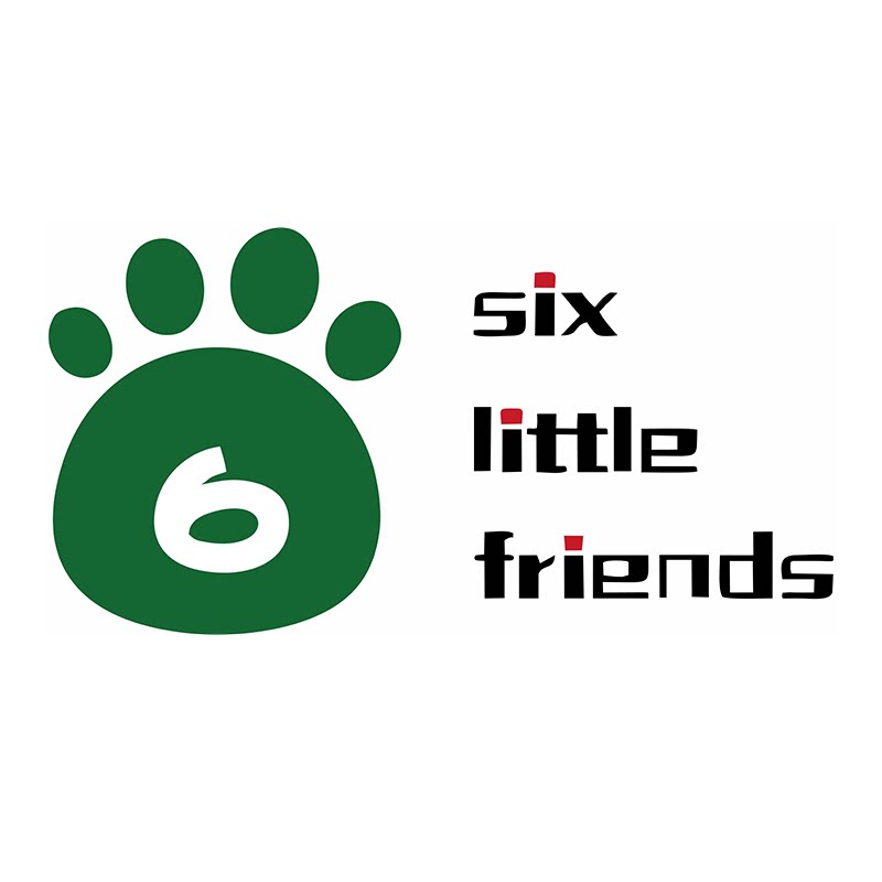 六个小伙伴宠物食品专营店的LOGO