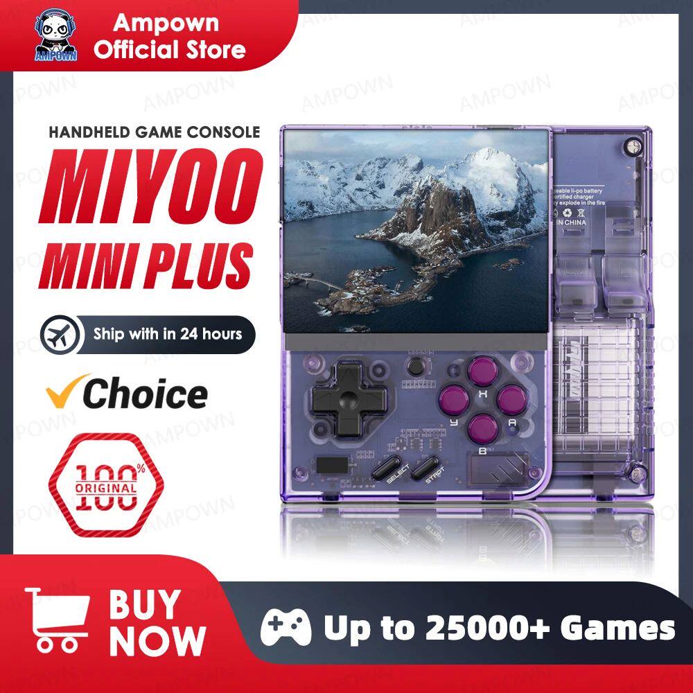 Игровая приставка PSP miyoo mini plus portable retro handheld game console v2 mini Arplaytiong