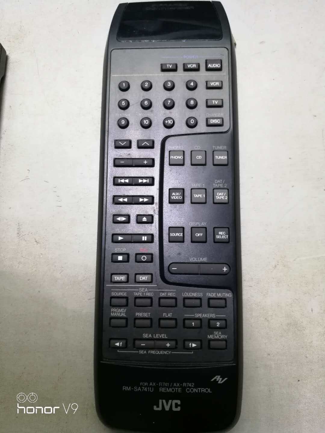 JVC combination audio remote control (Japan original)