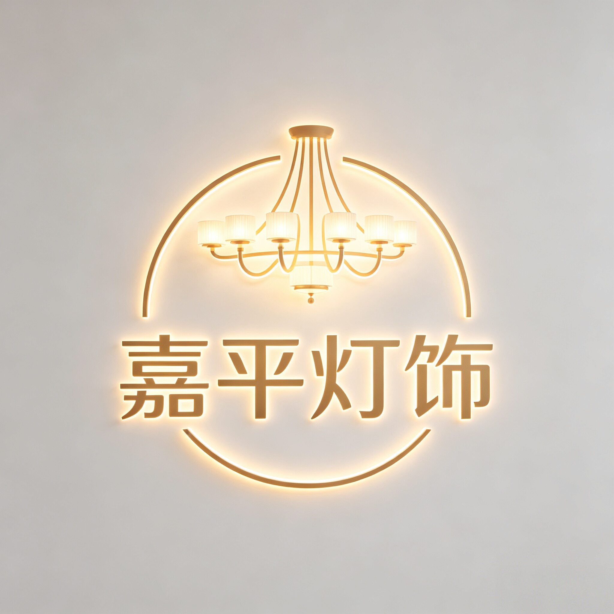 嘉平灯饰品牌店的LOGO