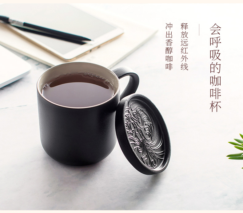 Taiwan hand lupao ceramic coffee cup cup set of European and American wind drip filter coffee good multi - purpose mugs
