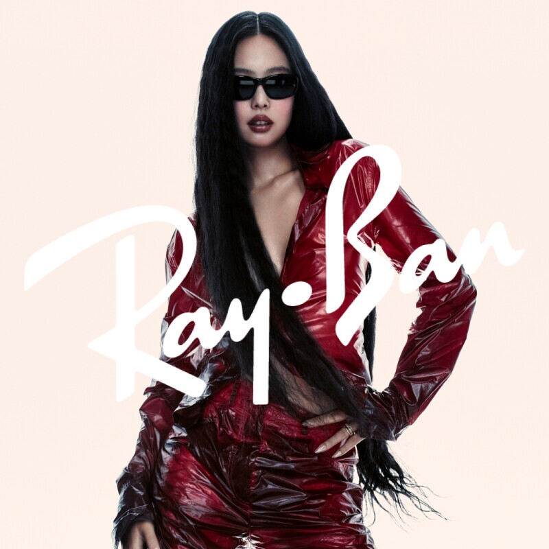 【Jennie's Style】Ray-Ban Daddy-O Rectangular Fashion Narrow Frame Sunglasses Unisex 0Rb2016