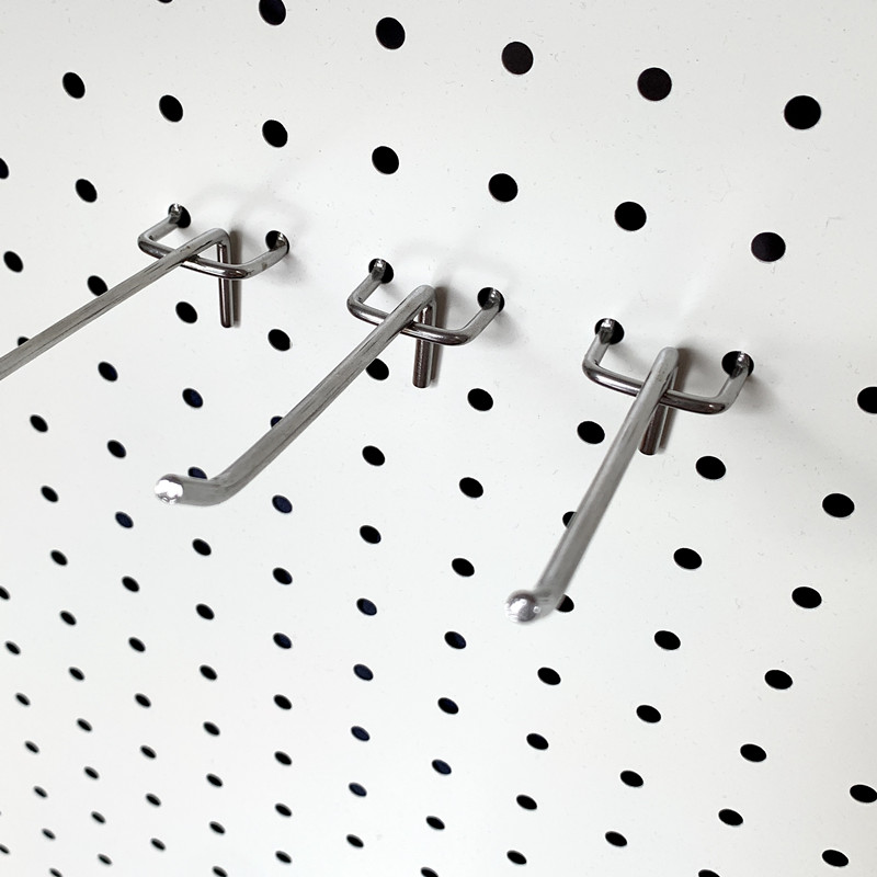 Hole plate hook orifice plate hardware accessories hook tripod hook mobile phone jewelry display rack supermarket shelf hook