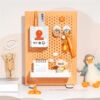 Weimojishe Iron Desktop Perforated Board Storage Rack Free of Punching Decorative Rack Vertical Office Desk Storage Rack