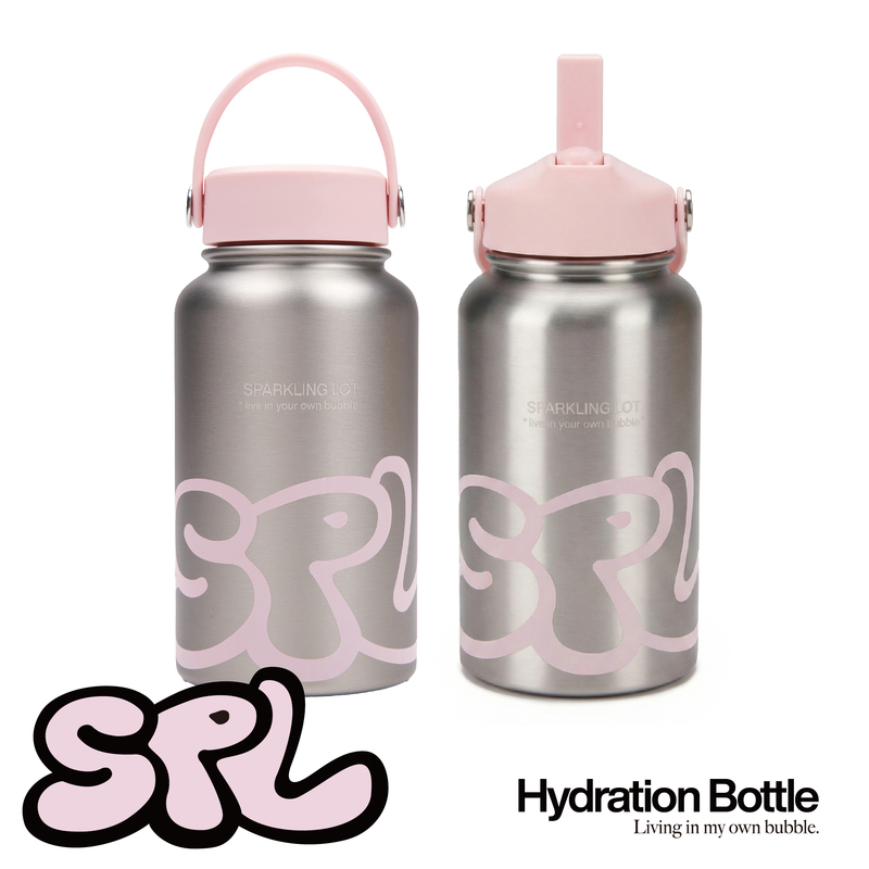 Spl Dream Home Series Pink Portable Stainless Steel Outdoor Dual-Purpose Insulated Water Cup