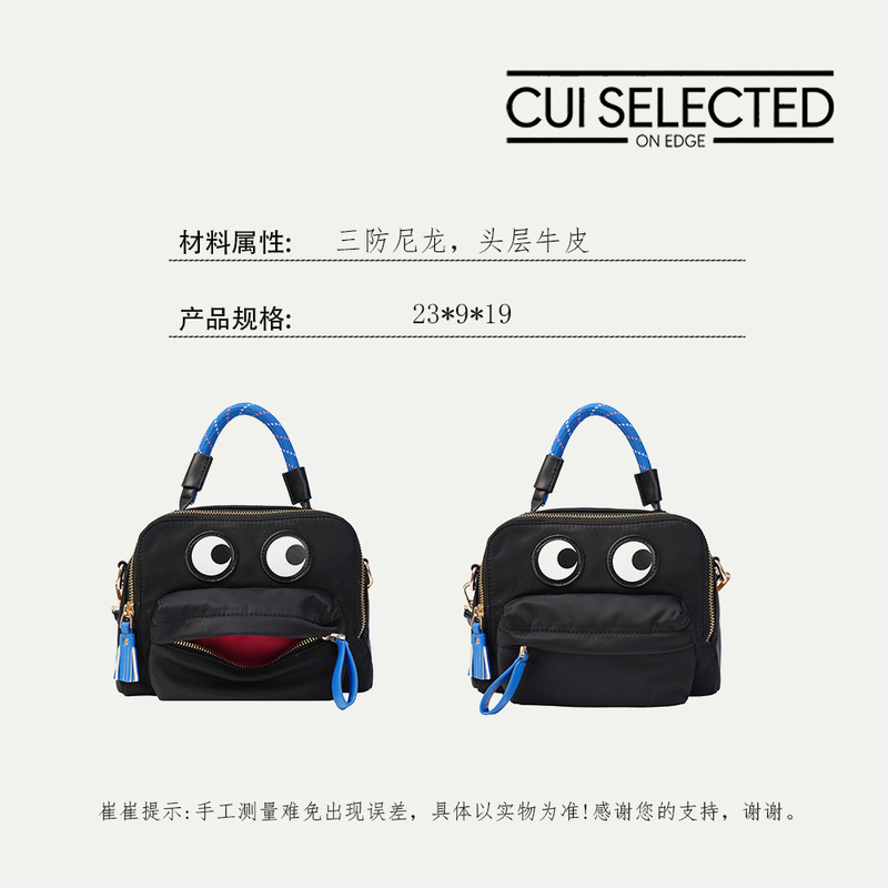 【Cui on Dege】Bluesoul Blue Soul Series New Camera Bag Hd3268-Black with Blue