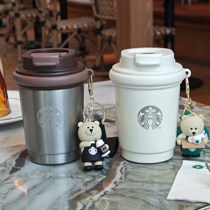 Starbucks Cup Cream Cup 2026 New Model Ceramic Inner Thermos Cup High-Value Coffee Cup Water Cup Gift