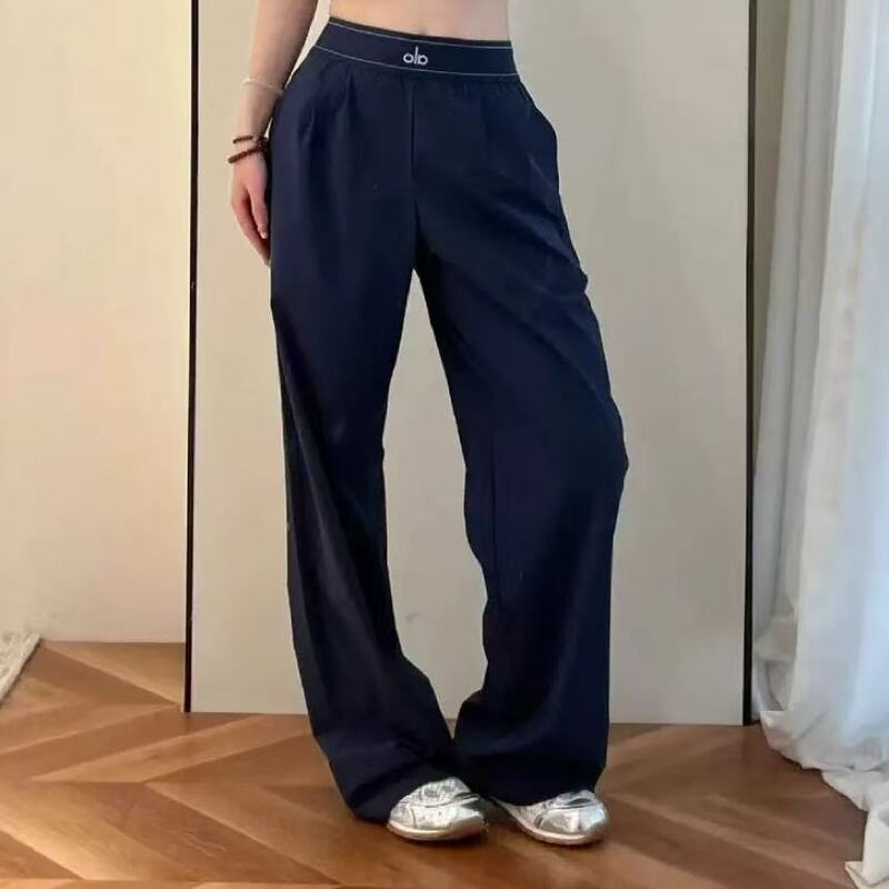 Aio Yoga Pants for Women, High-Waisted, Loose, Drapey, Slimming, Straight-Leg Pants, Sports Casual, Quick-Drying, Ice Silk, Fitness Wide-Leg Pants Aio Yoga Pants for Women, High-Waisted, Loose, Drapey, Slimming, Straight-Leg Pants, Sports Casual, Quick-Drying, Ice Silk, Fitness Wide-Leg Pants