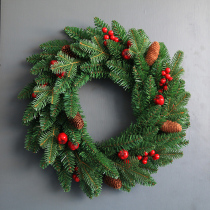 Bolin Christmas decoration Garland PVC encrypted red fruit wreath door ornaments hotel doors and windows decoration