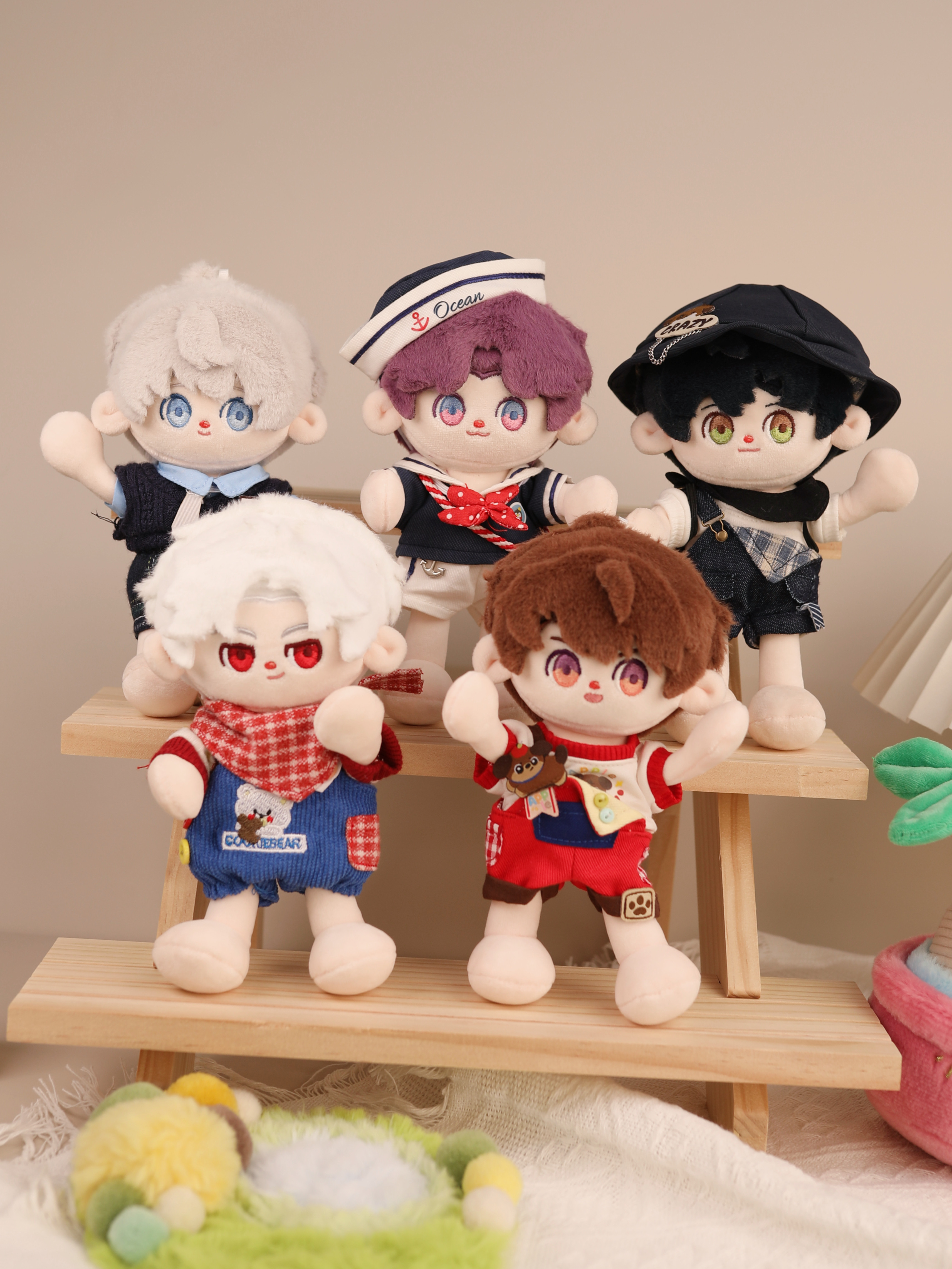 Love and Deepspace Fan-Made 7.09 in Hammer-Body Plush Dolls