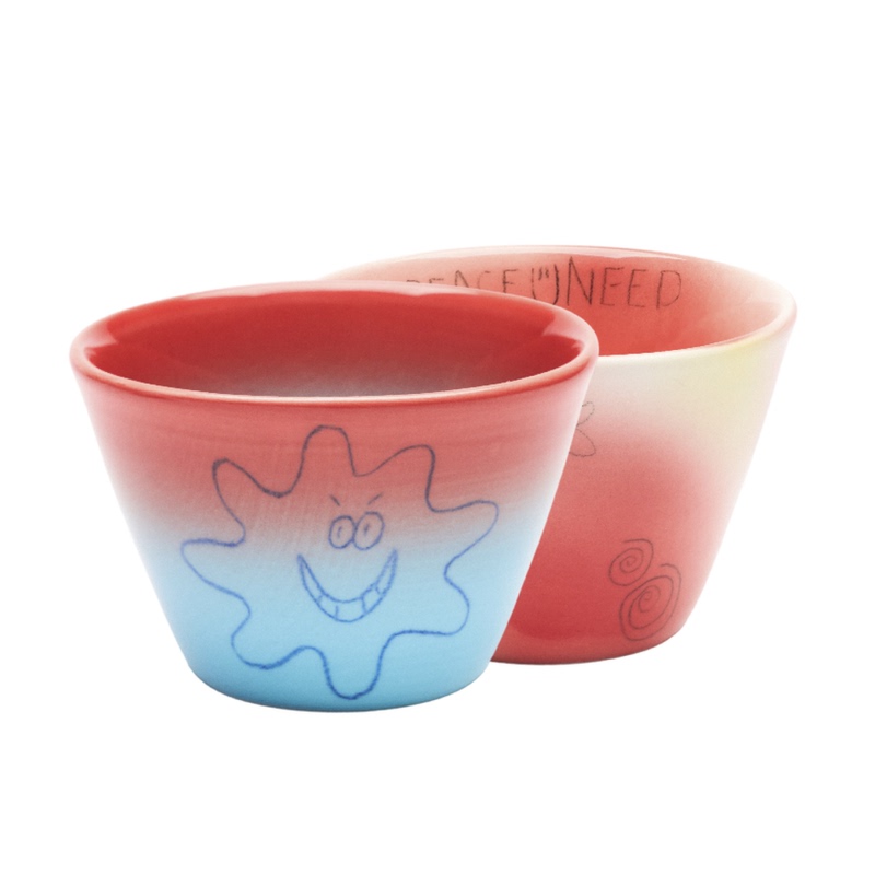 Xinadü × Frizbee Ceramics Joint Brand Smiley Face Handmade Ceramic Coffee Cup Xinadü × Frizbee Ceramics Joint Brand Smiley Face Handmade Ceramic Coffee Cup
