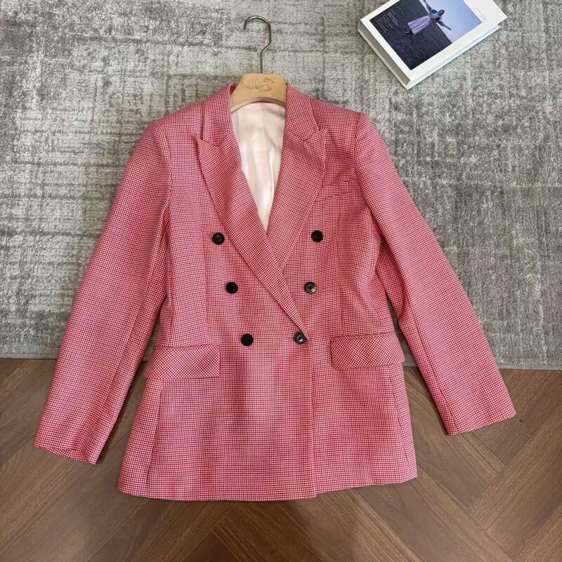 Su Xiao Jingyu Q 8.23 Shenzhen Premium Goods Hong Kong Style Plaid Design Blazer 5019 Su Xiao Jingyu Q 8.23 Shenzhen Premium Goods Hong Kong Style Plaid Design Blazer 5019