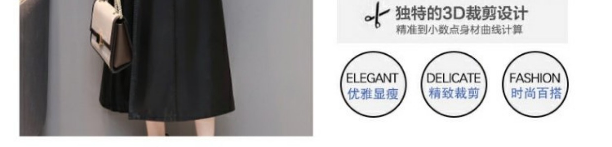 Áo khoác da nữ dài phần 2018 thu đông 2018 mới giảm béo phiên bản Hàn Quốc của đầu gối Áo khoác lông cừu da cừu áo da dê