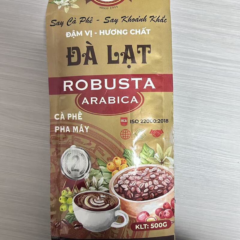 Vietnamese Original Arabica Robusta Blended Coffee, Medium-Dark Roast, Rich and Smooth, Refreshing and Anti-Greasy