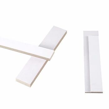 Single-sided white binding supplies office supplies pure white card voucher triangle gasket financial pad corner 2mm filling gasket