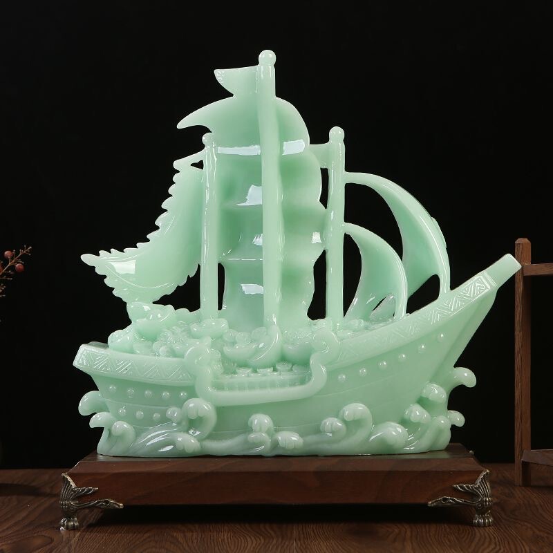 Smooth Sailing Sailboat Ornaments, Wine Cabinet Decorations, Boss's Office Desk, Study Room Decorations, Handicrafts