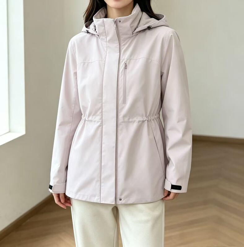 Jin.Jin*【Water-Resistant and Windproof Softshell Jacket for Men and Women with Three-In-One Inner Lining Jin.Jin*【Water-Resistant and Windproof Softshell Jacket for Men and Women with Three-In-One Inner Lining