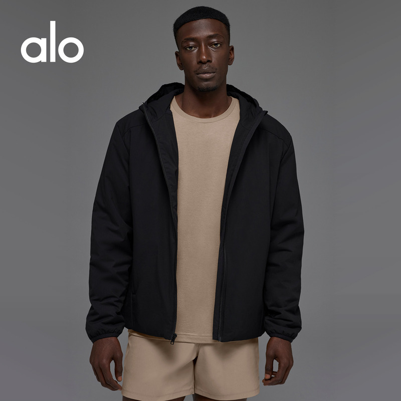 Alo｜Men's Elemental Loose-Fitting Sports Casual All-Season Full-Zip Jacket