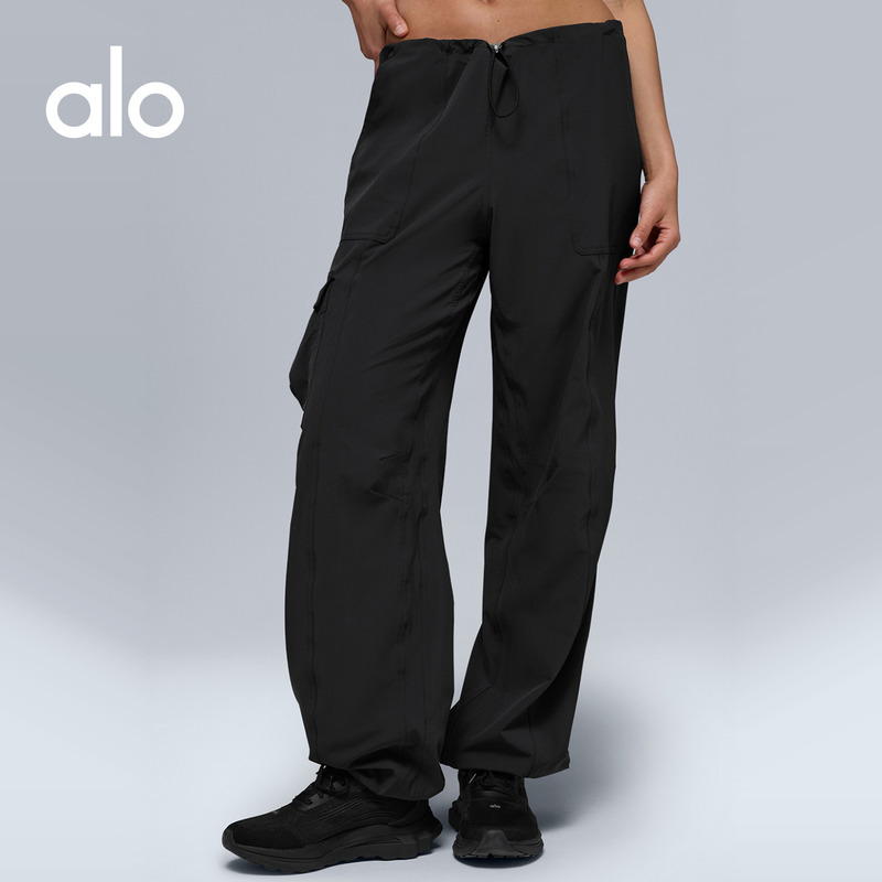 Alo|Women's Megastar Casual Trendy Retro Low-Waist Drawstring Cargo Pants Alo|Women's Megastar Casual Trendy Retro Low-Waist Drawstring Cargo Pants