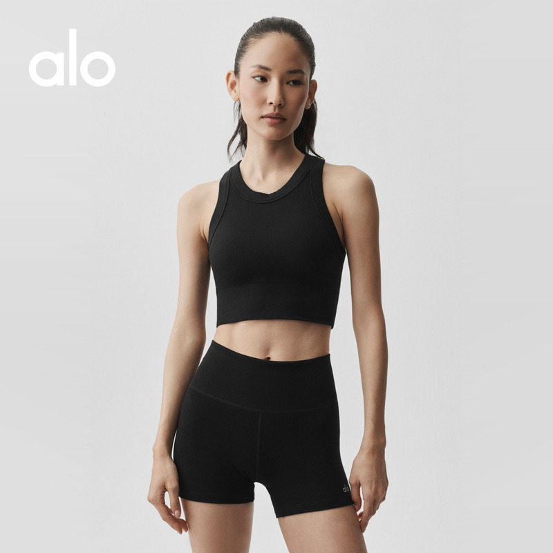 Alo|Women's Delight Seamless Slim Fit Training Modal Ribbed Sports Bra Alo|Women's Delight Seamless Slim Fit Training Modal Ribbed Sports Bra