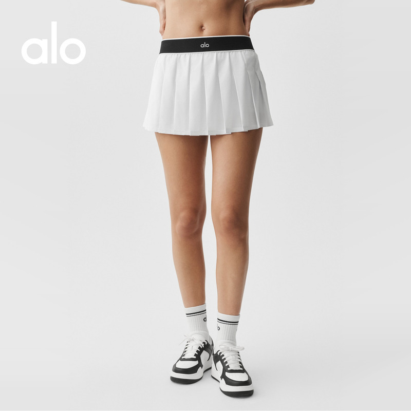 Alo｜Women's Amp It up Sports Casual Stretch Lightweight Short Low-Waist Tennis Skirt